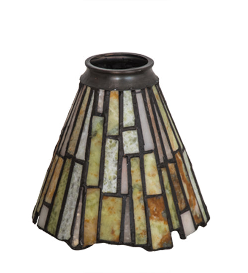 5"W Delta Jadestone Fan Light Shade