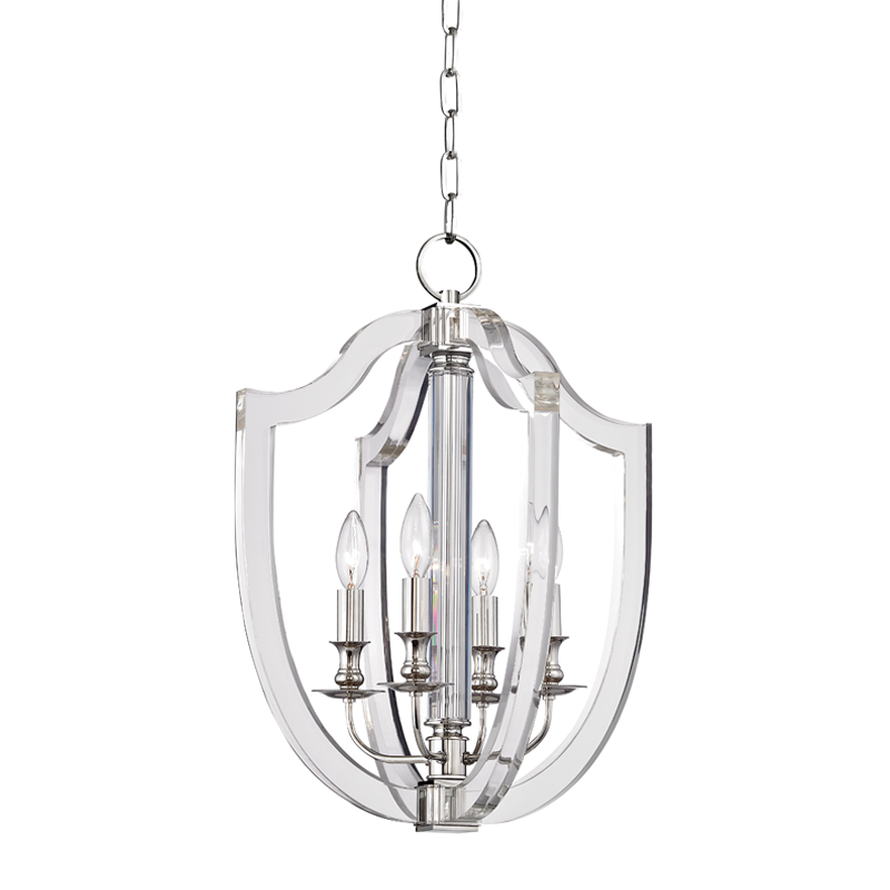 Arietta Pendant 22" - Polished Nickel