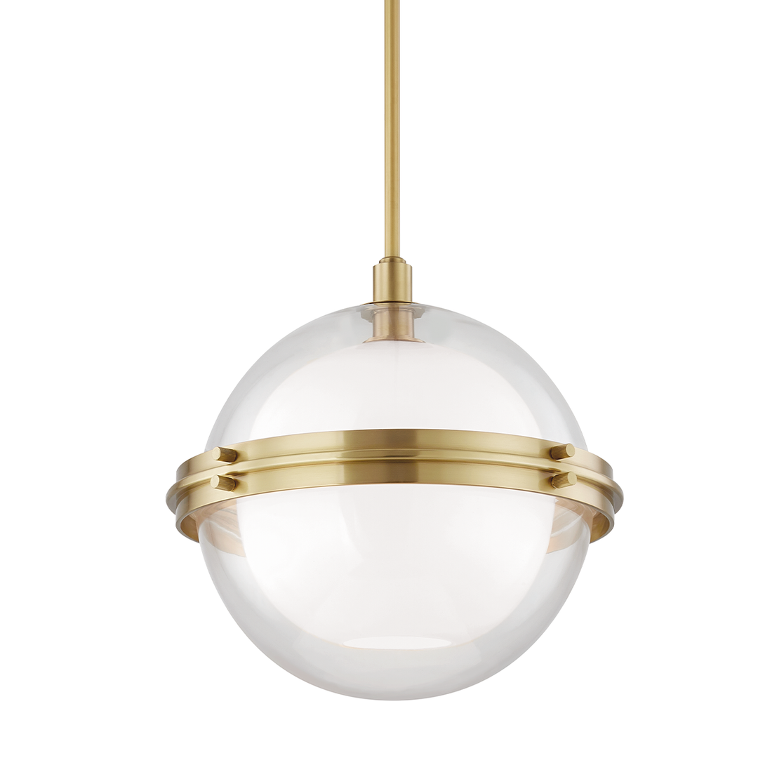 Northport Pendant 19" - Aged Brass