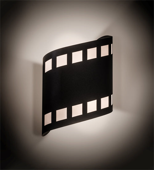 9" Wide Tinseltown Filmstrip Wall Sconce