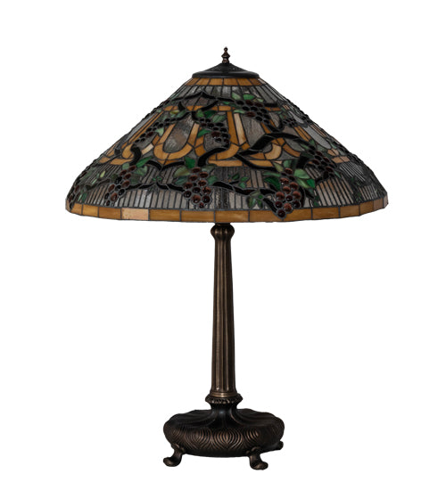 31" High Jeweled Grape Table Lamp