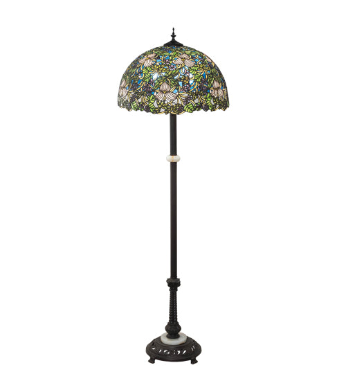 60"H Trillium & Violet Floor Lamp