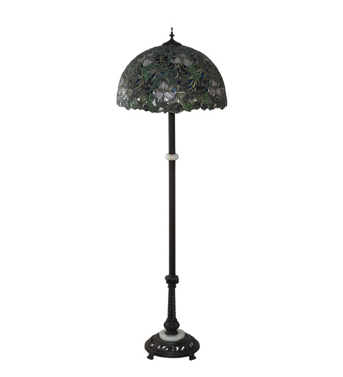 60"H Trillium & Violet Floor Lamp