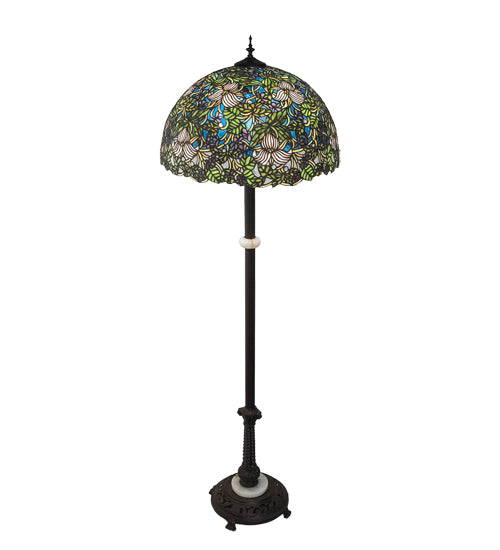 60"H Trillium & Violet Floor Lamp