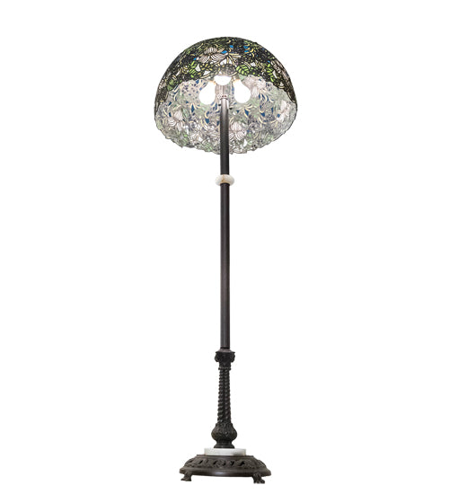 60"H Trillium & Violet Floor Lamp