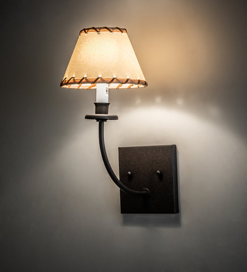 6" Wide Ranchero Wall Sconce