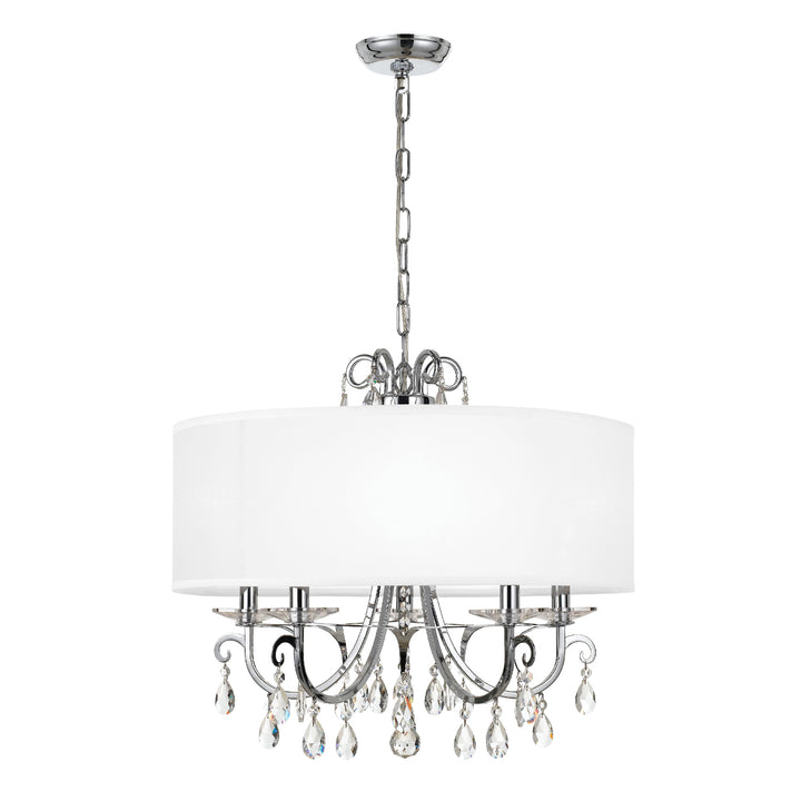 Othello 5 Light Matte Black Chandelier