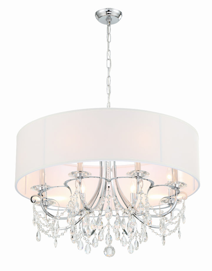 Othello 8 Light Matte Black Chandelier