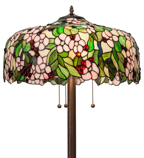 63"H Tiffany Cherry Blossom Floor Lamp