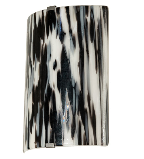 8" Wide Metro Fusion La Perla Nera Wall Sconce