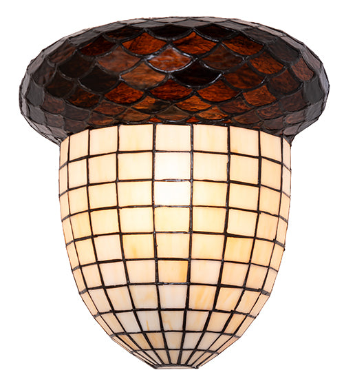 12" Wide Acorn Wall Sconce