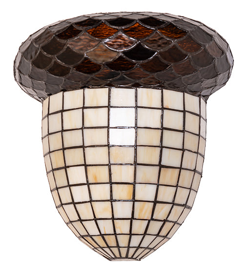 12" Wide Acorn Wall Sconce