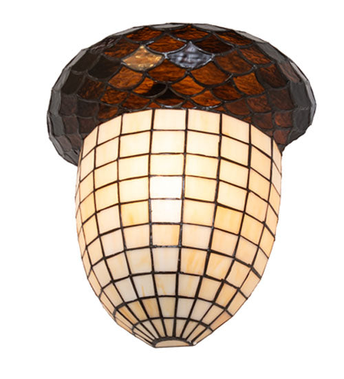 12" Wide Acorn Wall Sconce