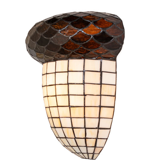 12" Wide Acorn Wall Sconce