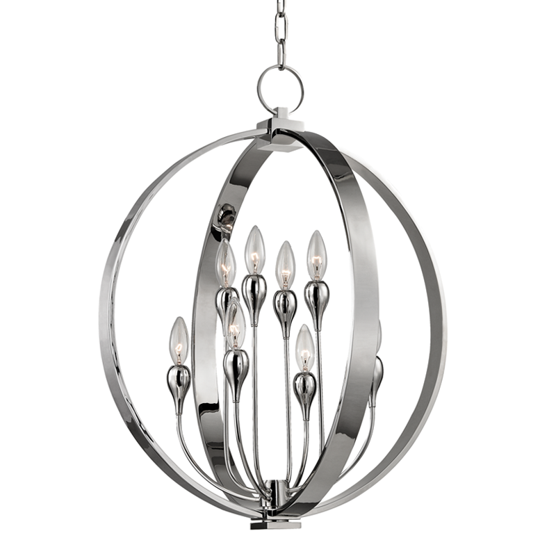 Dresden Chandelier 26" - Polished Nickel