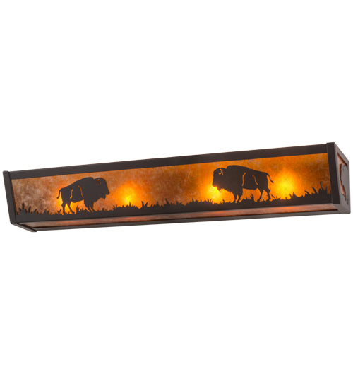 30"W Buffalo Vanity Light