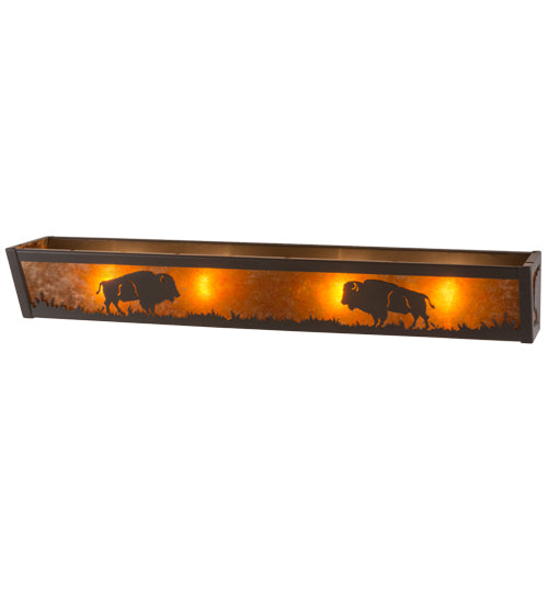 30"W Buffalo Vanity Light