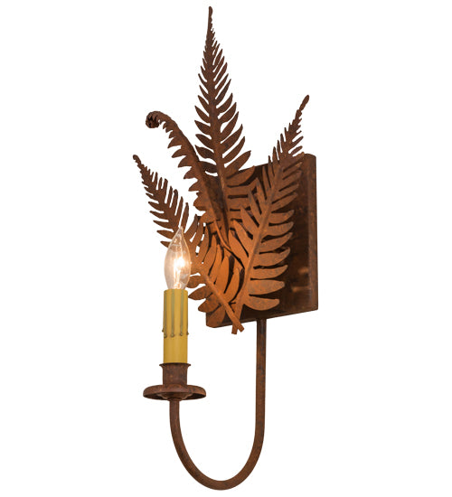 9.5" Wide Fern Wall Sconce