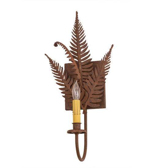 9.5" Wide Fern Wall Sconce