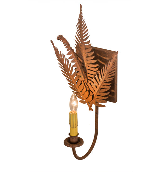 9.5" Wide Fern Wall Sconce