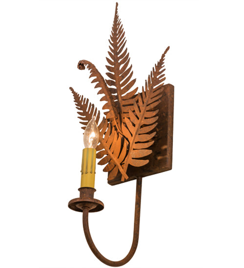 9.5" Wide Fern Wall Sconce