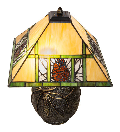 20" High Pinecone Ridge Table Lamp