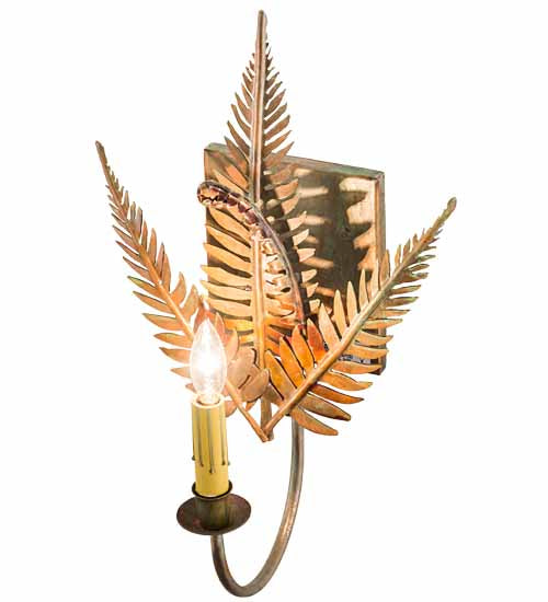 11.5"W Fern Wall Sconce