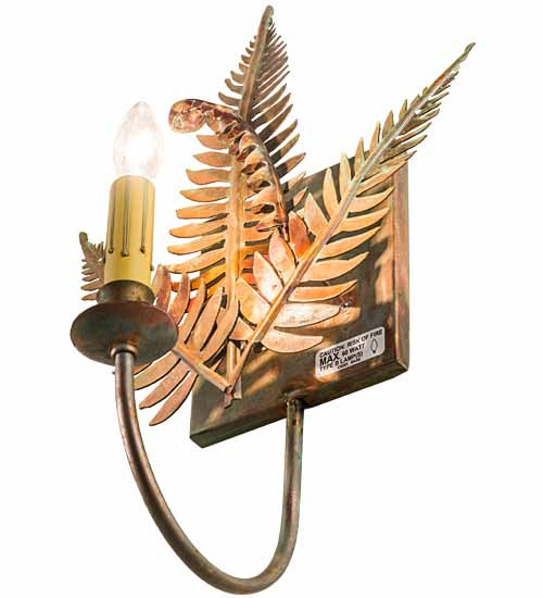 11.5"W Fern Wall Sconce