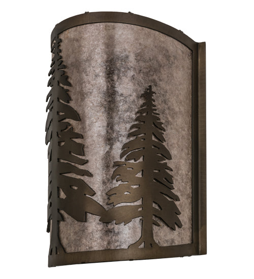 8"W Tall Pines Wall Sconce