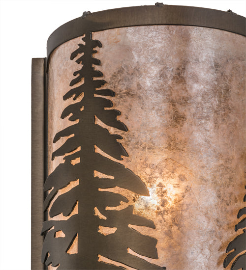 8"W Tall Pines Wall Sconce