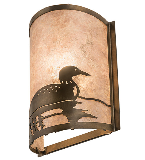 8"W Loon Right Wall Sconce