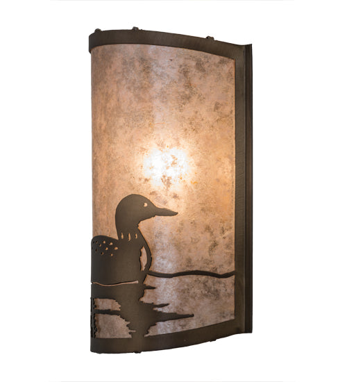 8"W Loon Right Wall Sconce