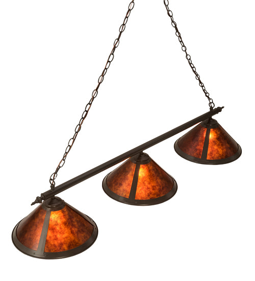 60" Long Sutter 3 Light Island Pendant