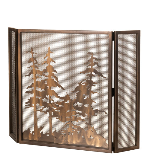 36"W X 26"H Tall Pines Fireplace Screen