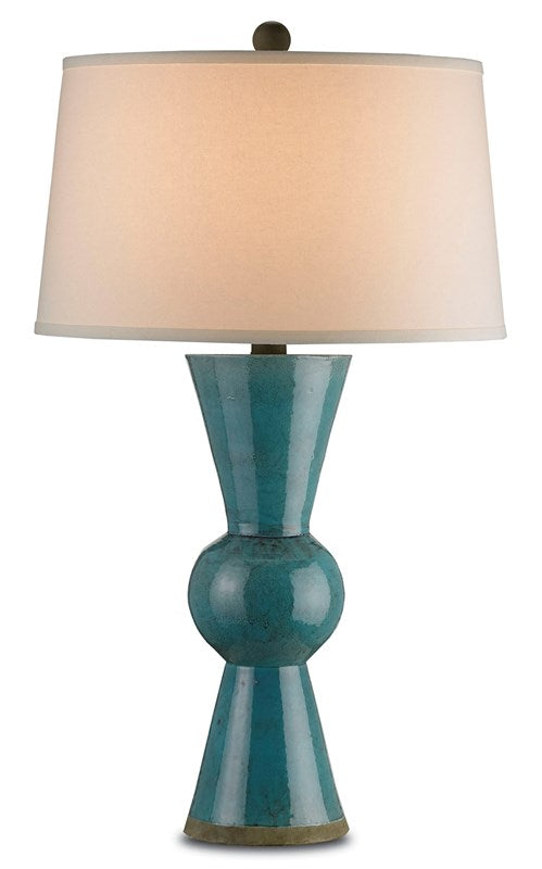 Upbeat Teal Table Lamp