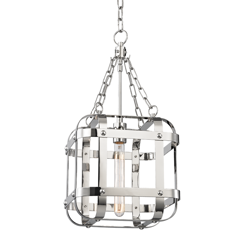 Colchester Pendant 23" - Polished Nickel