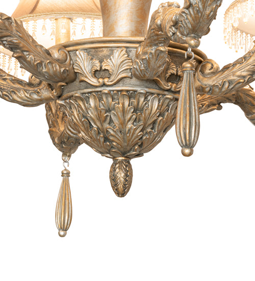 36" Wide Monticello 6 Light Chandelier