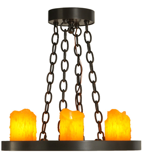 18" Wide Loxley 6 Light Chandelier