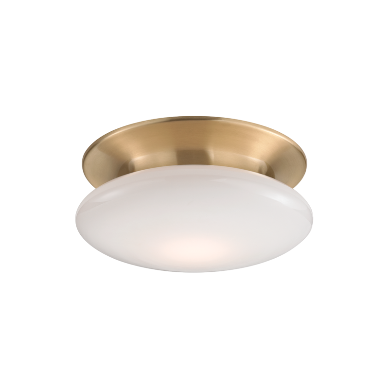 Irvington Flush Mount 4" - Satin Brass