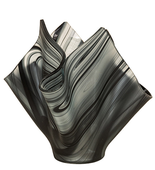 10" Wide Handkerchief Noir Swirl Shade