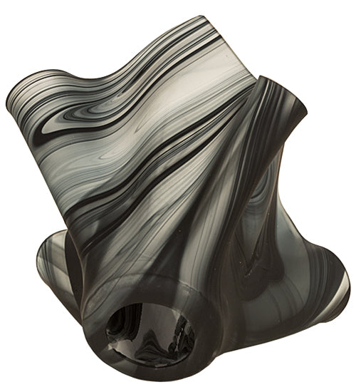 10" Wide Handkerchief Noir Swirl Shade