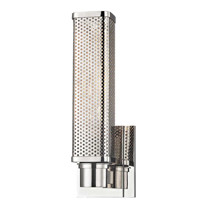 Gibbs Wall Sconce 12" - Polished Nickel