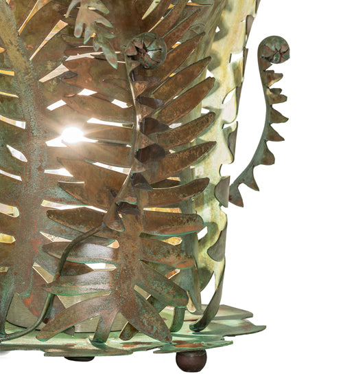 18" High Fern Outdoor Table Lamp