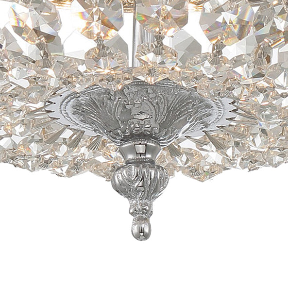 Crystorama Crystorama 2 Light Spectra Crystal Polished Chrome Flush Mount