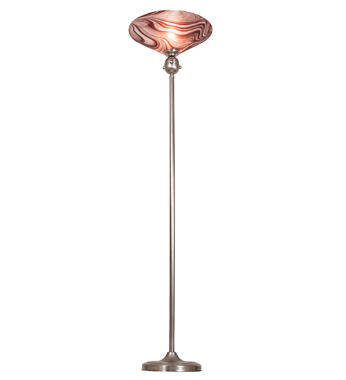 69" High Deco Ball Chambord Swirl Torchiere