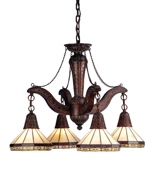 32"W Crestwood 4 Lt Chandelier