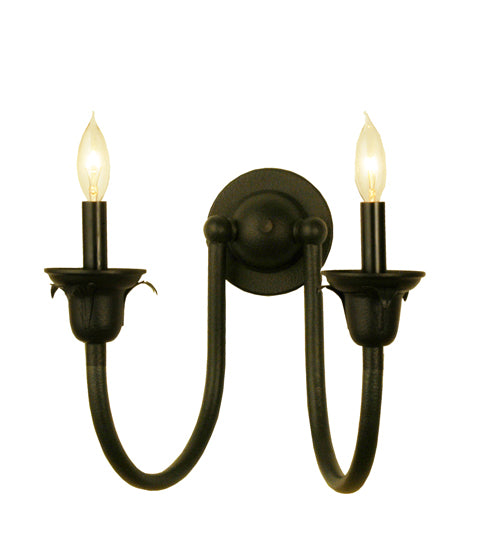 16"W Dorset 2 Lt Wall Sconce