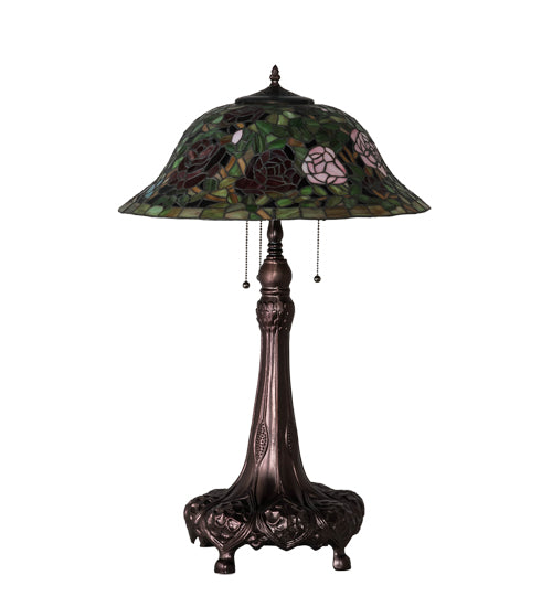 31" High Tiffany Rosebush Table Lamp