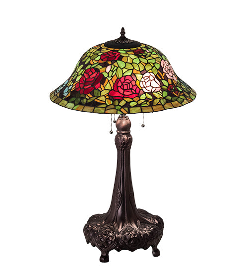 31" High Tiffany Rosebush Table Lamp