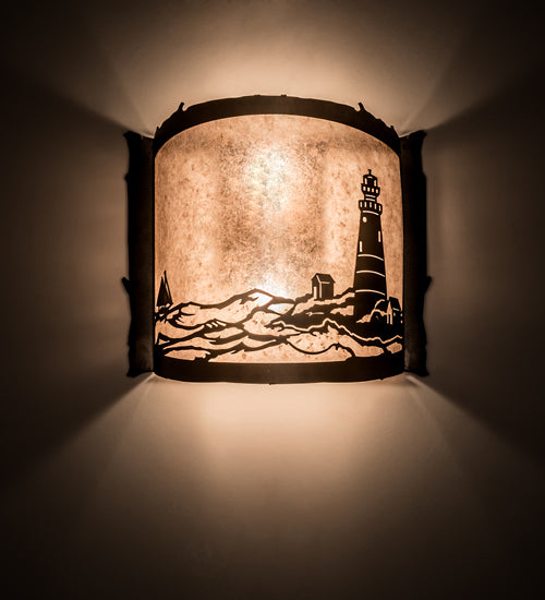 16"W Lighthouse Wall Sconce